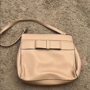 Nine West Beige Bow Accent Bag